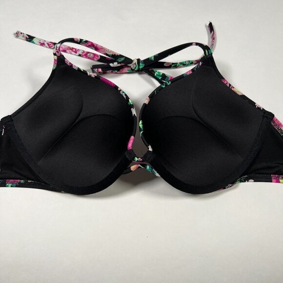 Victoria Secret 36D Bombshell Push Up Bikini Top Adds 2 Cups Miraculous Floral - Picture 7 of 7